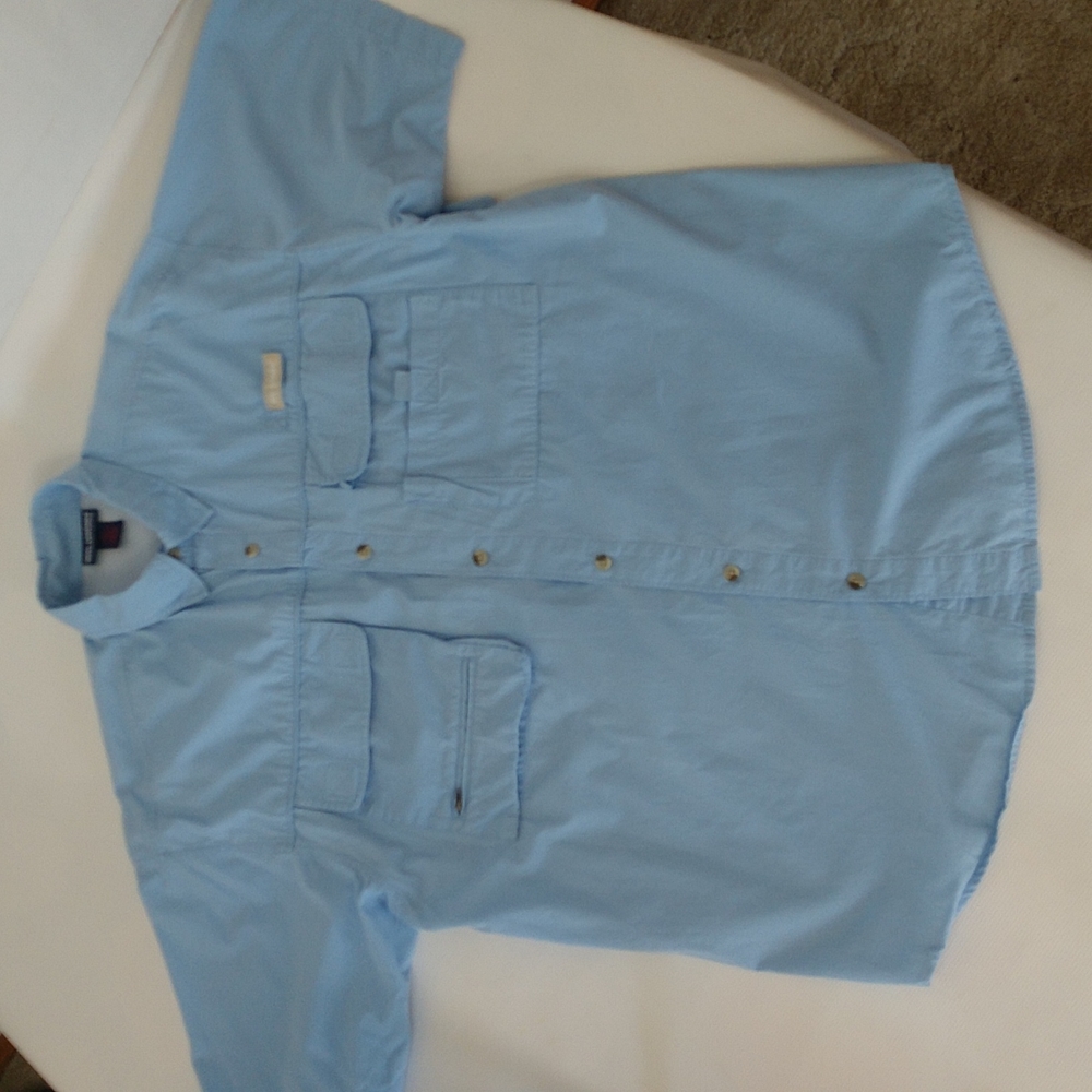 Reel Legends vented fishing shirt. Size L